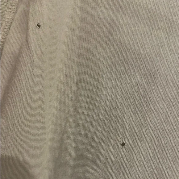 MadeWorn vintage David Bowie white tee size small w/ glitter effect in middle - Picture 12 of 13